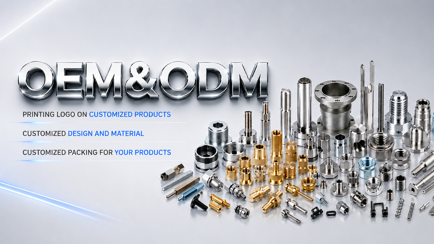 OEM and ODM customized CNC metal products