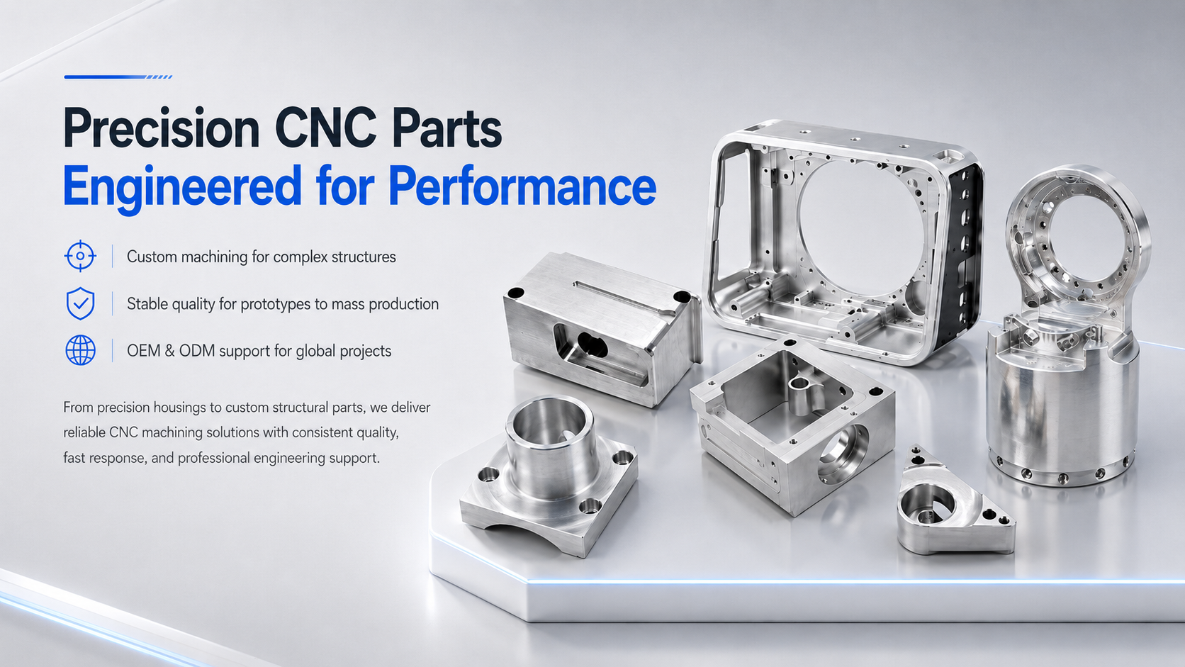Precision CNC parts engineered for performance